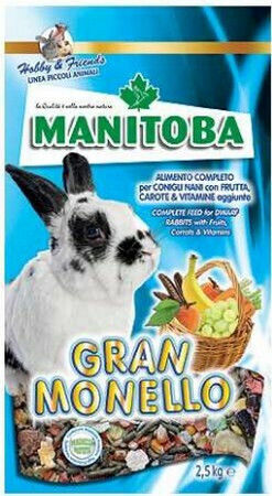 Manitoba Manitoba Meerschweinchenfutter mit Körner Gran Monello 2,5kg