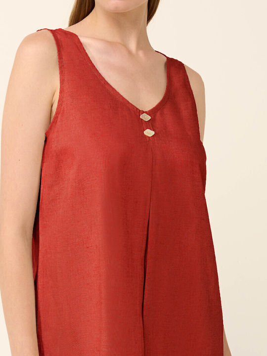 Sommer Midi Damenkleid Beiges Haut
