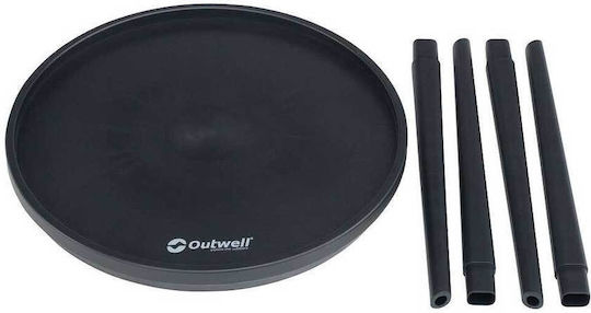 Outwell Brim Τραπέζι Πλαστικό για Camping Πτυσσόμενο 50x50x47.5cm Μαύρο