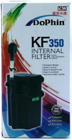 Dophin KF150 Mini Internal Filter for Aquariums up to 200lt with Performance 200lt/h