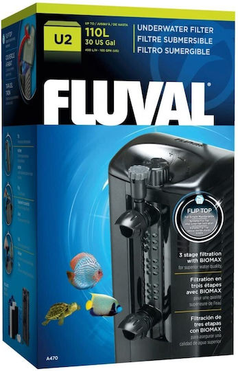 Fluval U2 Filter for Aquariums up to 110lt with Performance 400lt/h