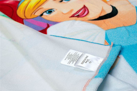 Dimcol Детски плажен кърпа Розов Disney Princess 140x70см.