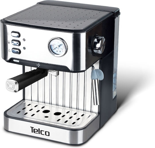 Telco Automatic Espresso Machine 850W Pressure 20bar for Capsules & Ground Coffee 2 in 1 060154