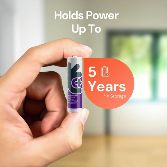 Uniross Rechargeable 18650 Lithium Battery 2200mAh U1BT1822