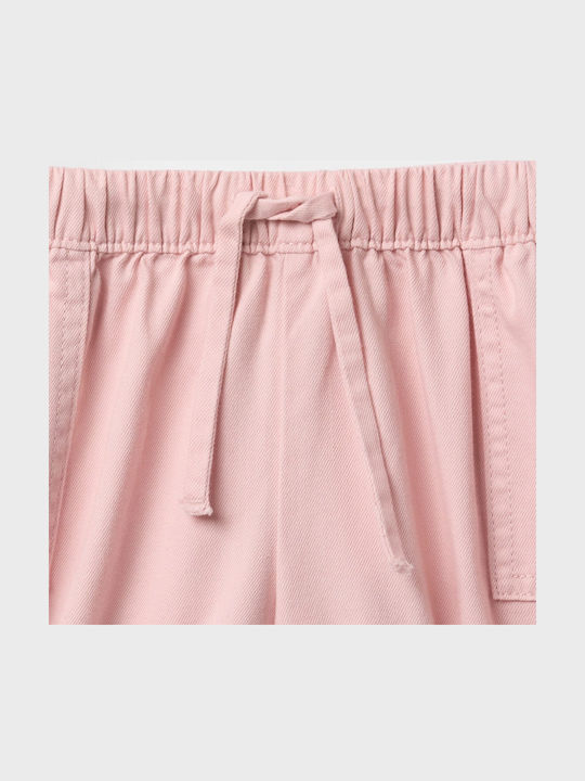 Kinder-Shorts/Bermudas Stoff Misty Rose Pink