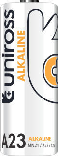 Uniross A23/23ae Alkaline Micro Battery Single