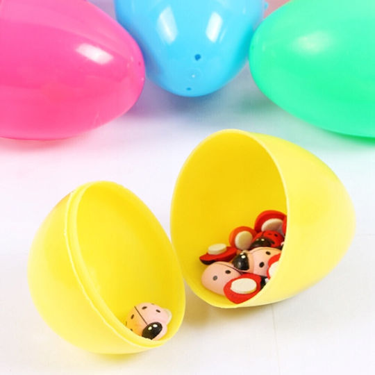 Set of 8 Colorful Opening Eggs 57mm 5gym01