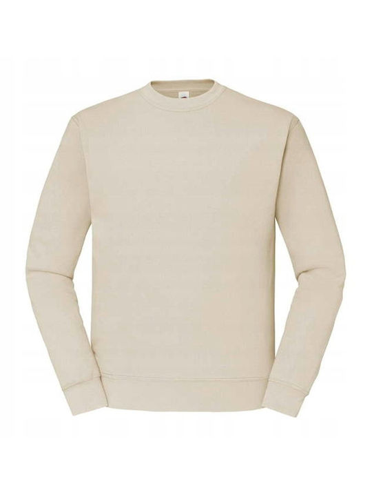 Men's Set-in Sweatshirt Natural Size 2XL