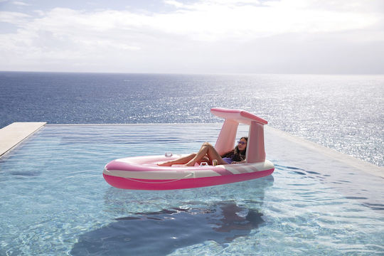 Intex Φουσκωτό Στρώμα Θαλάσσης Ροζ 183x119cm