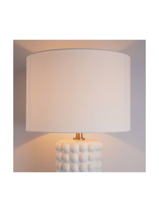 Butlers Ceramic Table Lamp with Beige Shade and Base