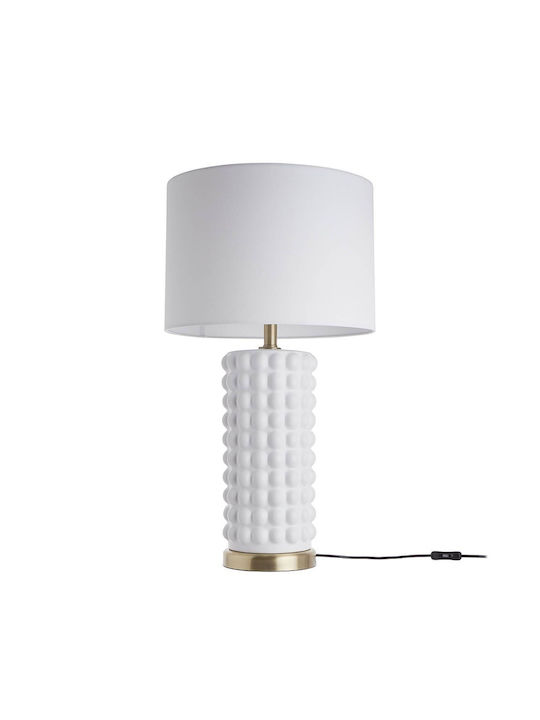 Butlers Ceramic Table Lamp with Beige Shade and Base