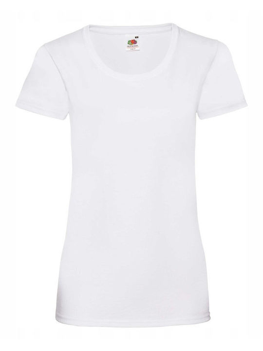Fruit of the Loom Valueweight Unisex Short Sleeve Promotional T-Shirt White