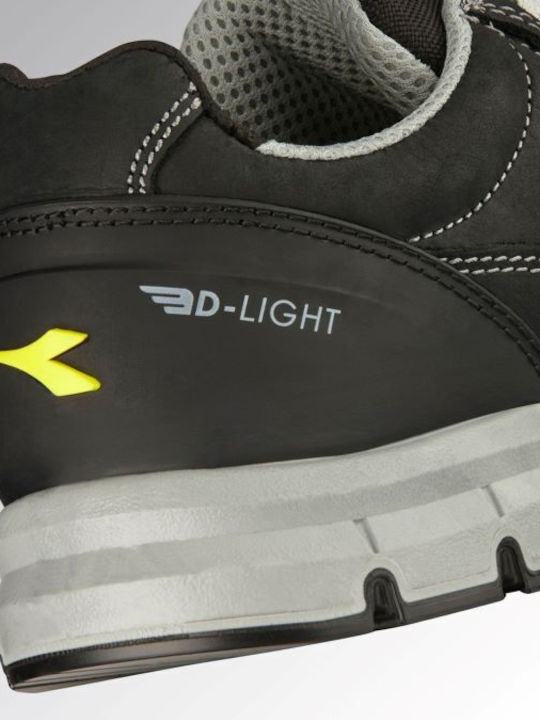Utility Diadora Waterproof Safety Shoe Black Run Low S3s Fo Sr Esd En Iso 20345:2022 181154