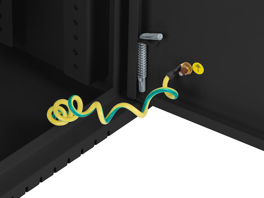 Lanberg Επιτοίχια Καμπίνα Rack 6U Μαύρο WAF1-5203-06-00B