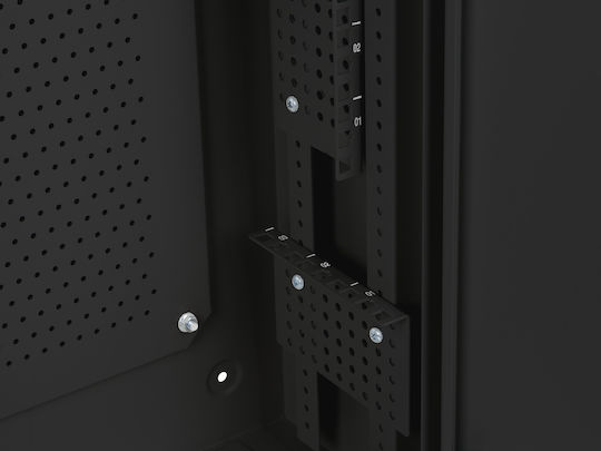 Lanberg Επιτοίχια Καμπίνα Rack 6U Μαύρο WAF1-5203-06-00B