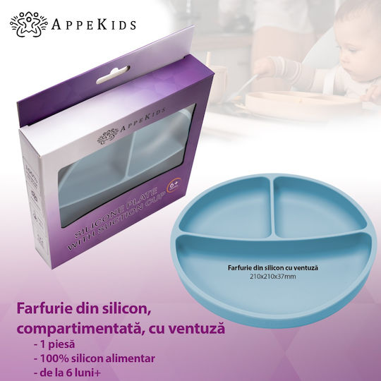 AppeKids din silicon Turcoaz
