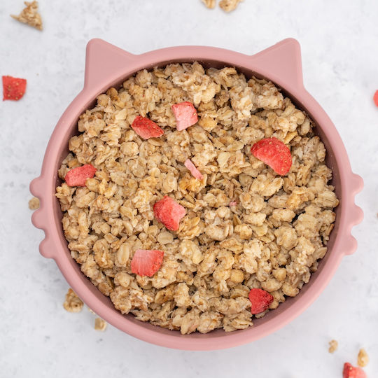 AppeKids Kinderessschale aus Silikon Rosa