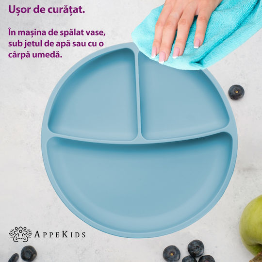 AppeKids din silicon Turcoaz