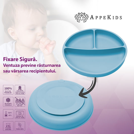 AppeKids din silicon Turcoaz