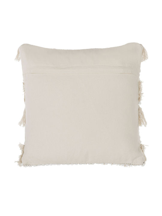 Beliani Sofa Cushion Made of 100% Cotton Beige 45x45cm