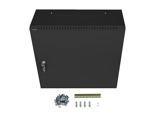 Lanberg Επιτοίχια Καμπίνα Rack 6U Μαύρο WAF1-5203-06-00B