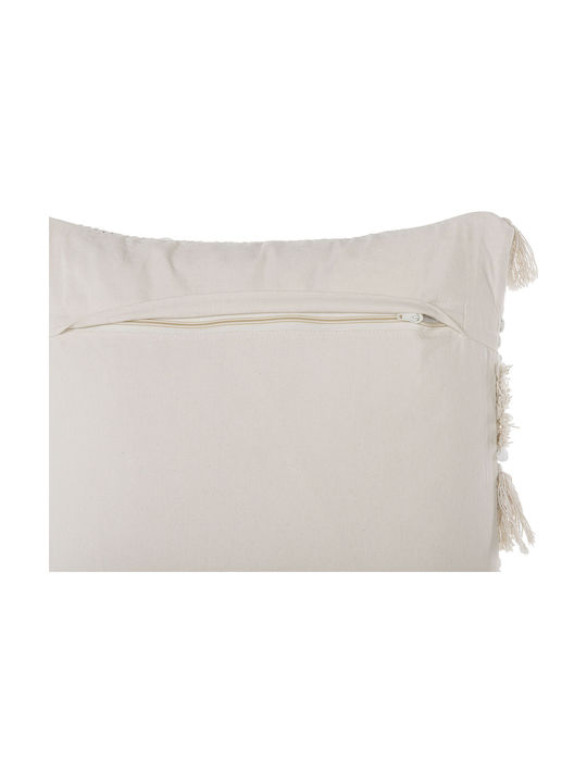 Beliani Sofa Cushion Made of 100% Cotton Beige 45x45cm