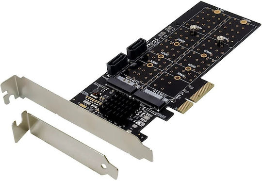 Dawicontrol Κάρτα PCIe σε θύρα PCI-E / RAID / SATA