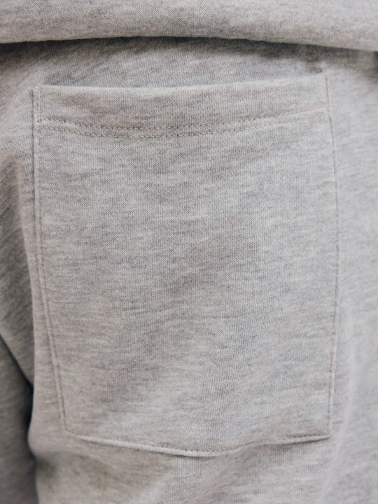 Αθλητική Ανδρική Βερμούδα Light Grey Melange