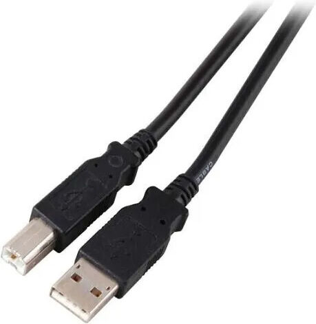 EFB USB 2.0 Cable USB-A male - USB-B male Μαύρο 5m K5256SW.5