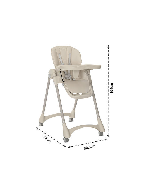 Lorelli Tummy Time Foldable Baby Highchair With Adjustable Height Green
