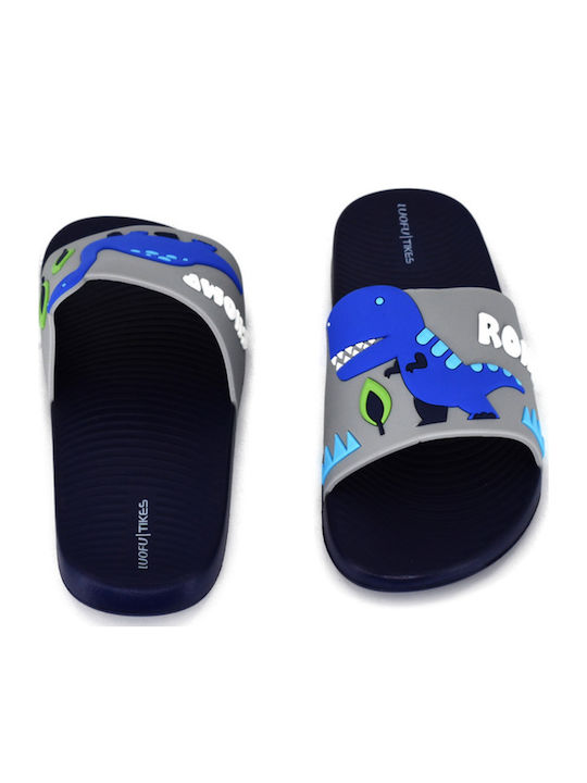 Kinder Badeschlappen Hellblau
