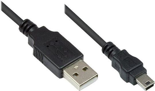 Good Connections USB 2.0 Kabel USB-A-Stecker - Mini-USB-A-Stecker Schwarz 0.15m 3310-AM01