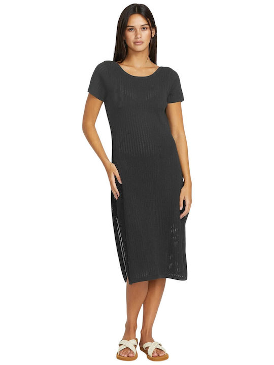 Volcom Meshy Beach Cover Up Black
