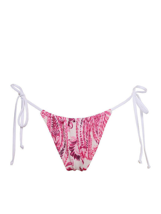 Bikini Brazil with Ties Pink