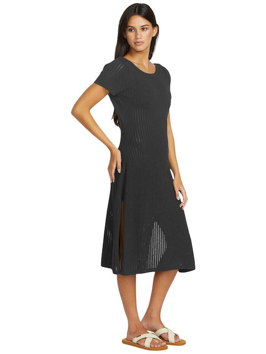 Volcom Meshy Beach Cover Up Black
