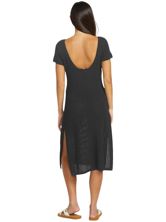 Volcom Meshy Beach Cover Up Black