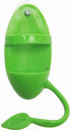 Metal Cage Food Base with Screw Support & Perch – Cuttlefish Bone Lettuce Apple – M5xW4xH10.5cm