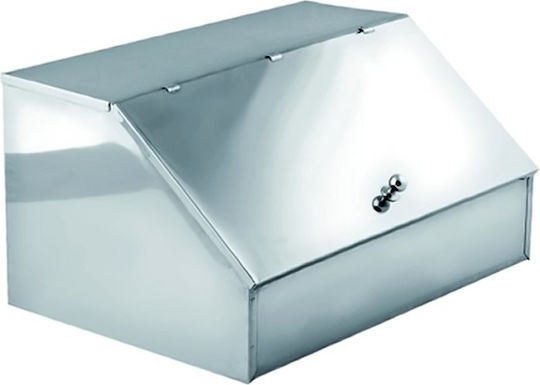 Inox Coffee Box 2 Compartments Giant 33x23x17cm
