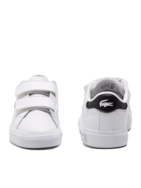 Powercourt Kids Sneakers with Scratch White