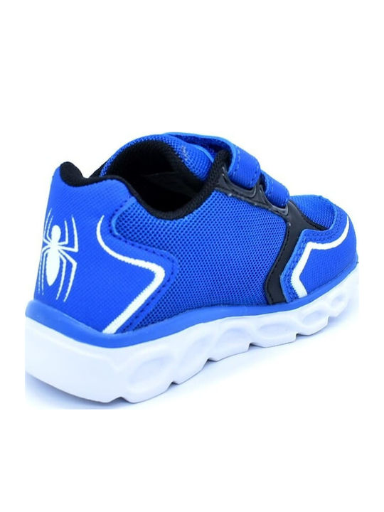 Kids Sneakers with Scratch & Lights Blue