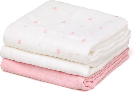 Kiokids Burp Cloth 70x70cm 3 Pieces Kiokids Burp Cloth 70x70cm 3 Pieces