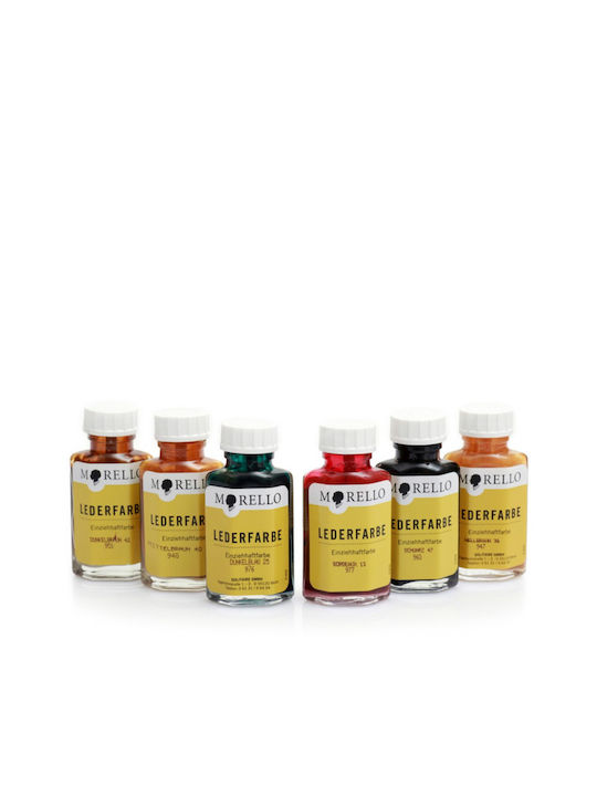 Morello Leather Paint 947 Hellbraun 40ml Ανοιχτο Καφε Βαφή Αλλαγής Χρώματος Ανεξίτηλη Λεία Δέρματα