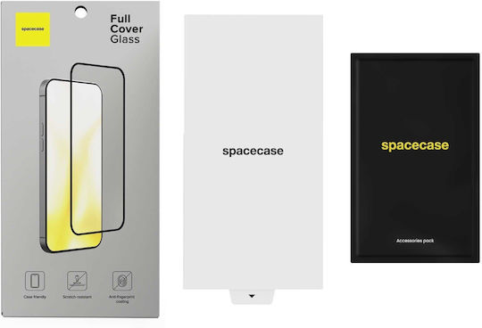 Spacecase 2.5D 0.33mm Gehärtetes Glas Schwarz (Galaxy S25)