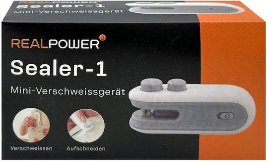 RealPower Food Bag Sealing Device xx White