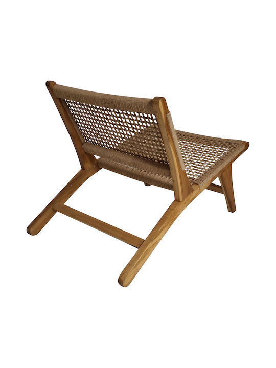 Lazzy Dining Room Wooden Chair Natural shade