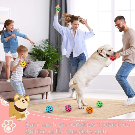 Poudya Bouncy Moon Ball Kids Crazy Ball Orange 15cm.