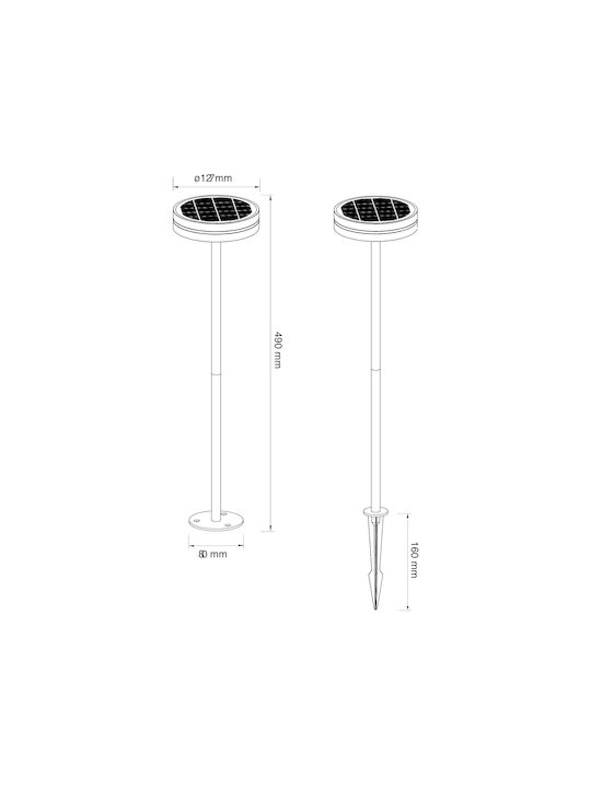 GBC Metall Tischlampe LED mit Schwarz Schirm und Basis