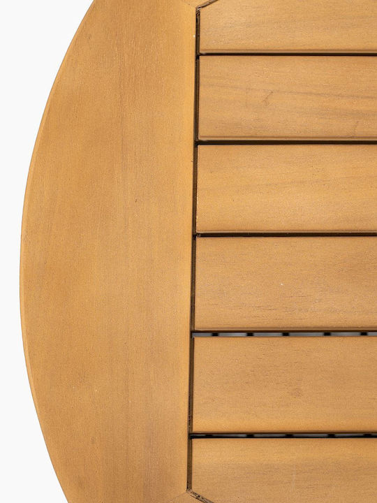 Woodwell Garten- und Outdoor-Möbelsets Mark 4 Stück Natur mit Kissen E2360,1
