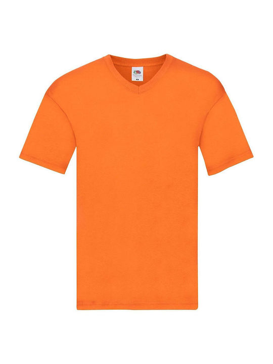 Fruit of the Loom Original Unisex Διαφημιστικό T-shirt Κοντομάνικο σε Χρώμα