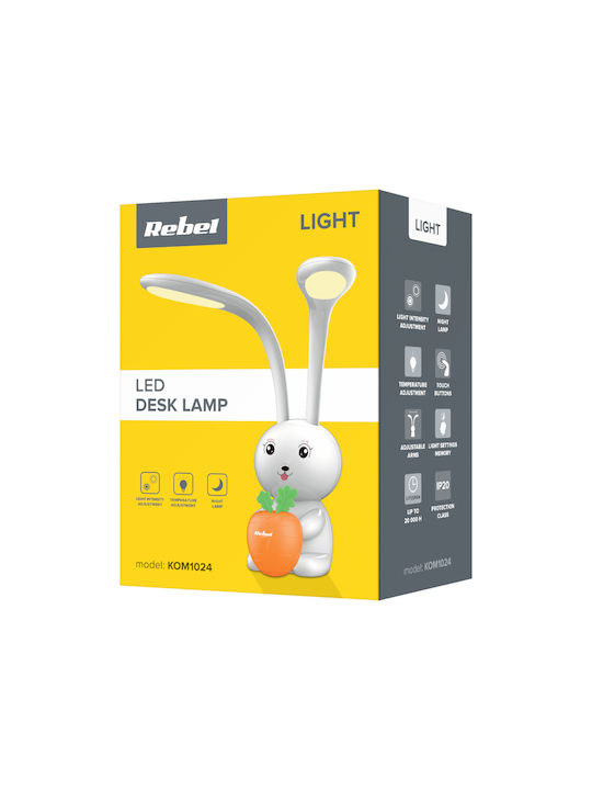 Rebel Kinder Dekorative Lampe Berührung Rabbit Beige